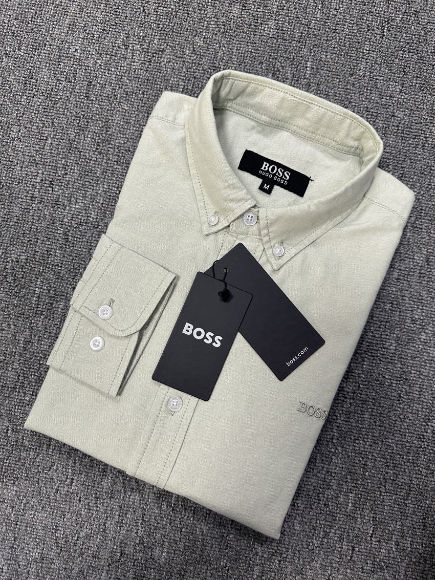 BOSS Oxford long-sleeved shirt