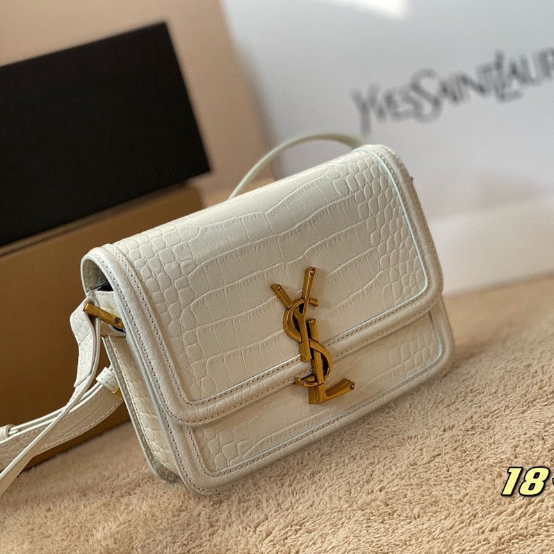 Crocodile print tofu bag