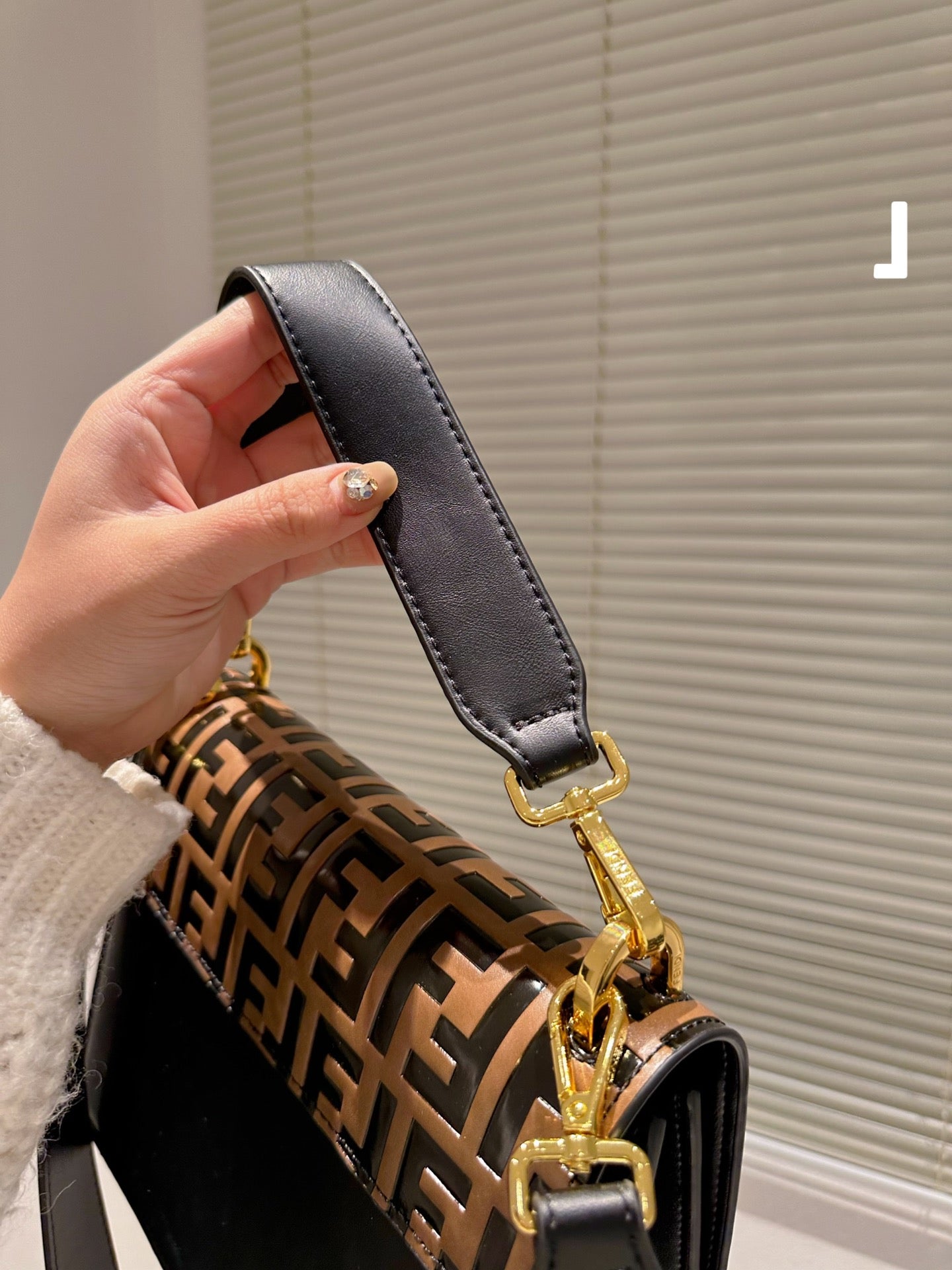 KAN I Series Calfskin Shoulder Crossbody Bag