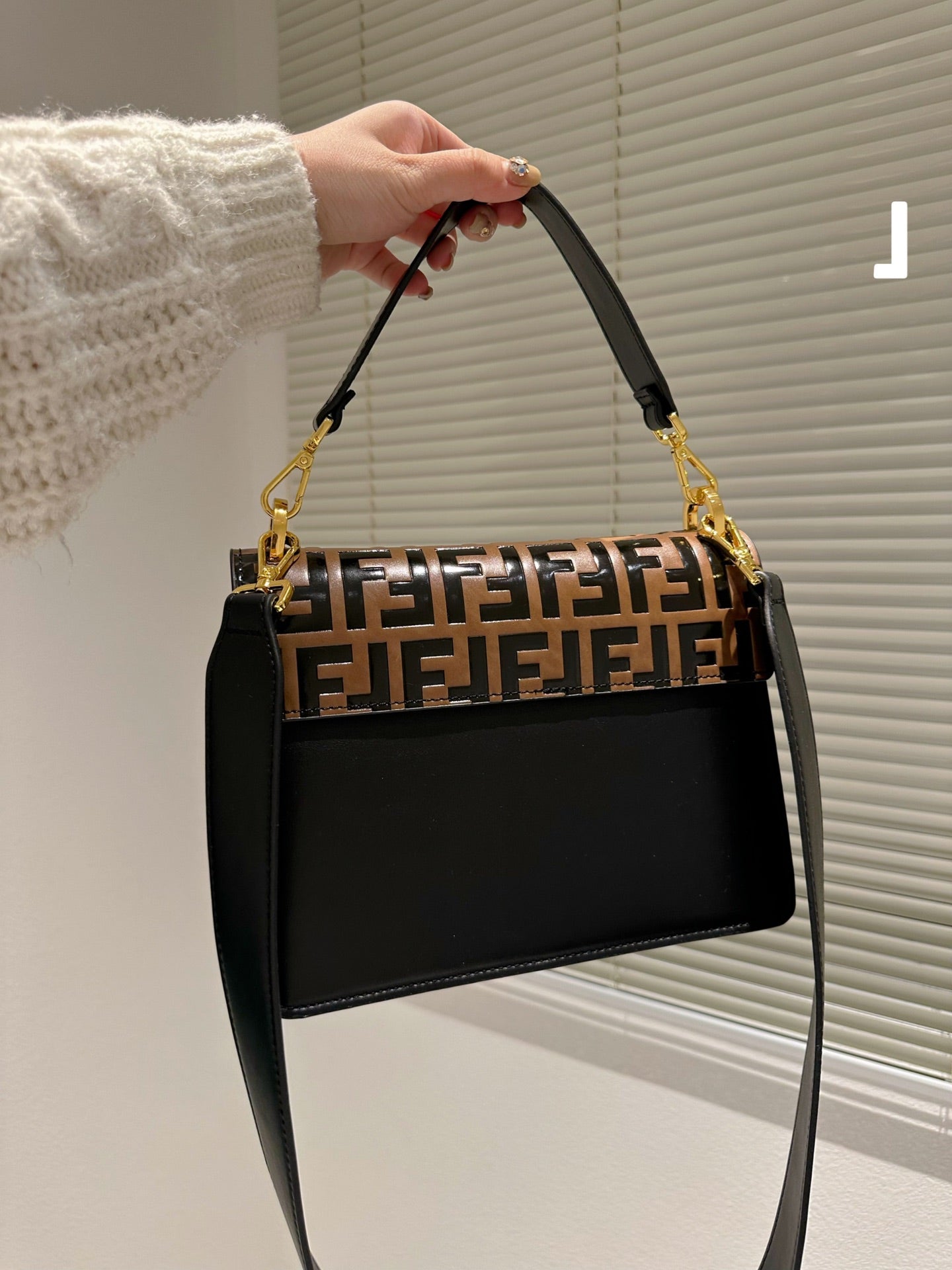 KAN I Series Calfskin Shoulder Crossbody Bag