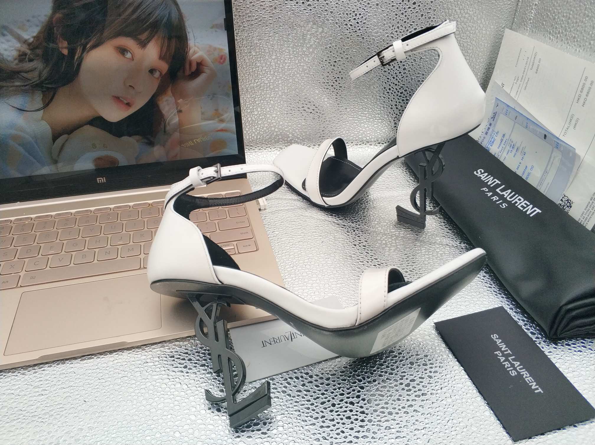 YS*   sexy monogrammed heels