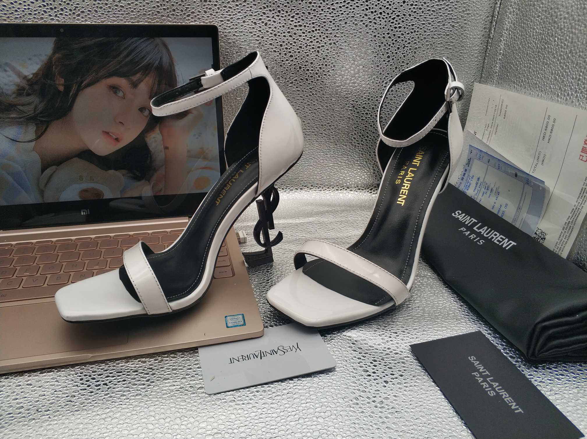 YS*   sexy monogrammed heels