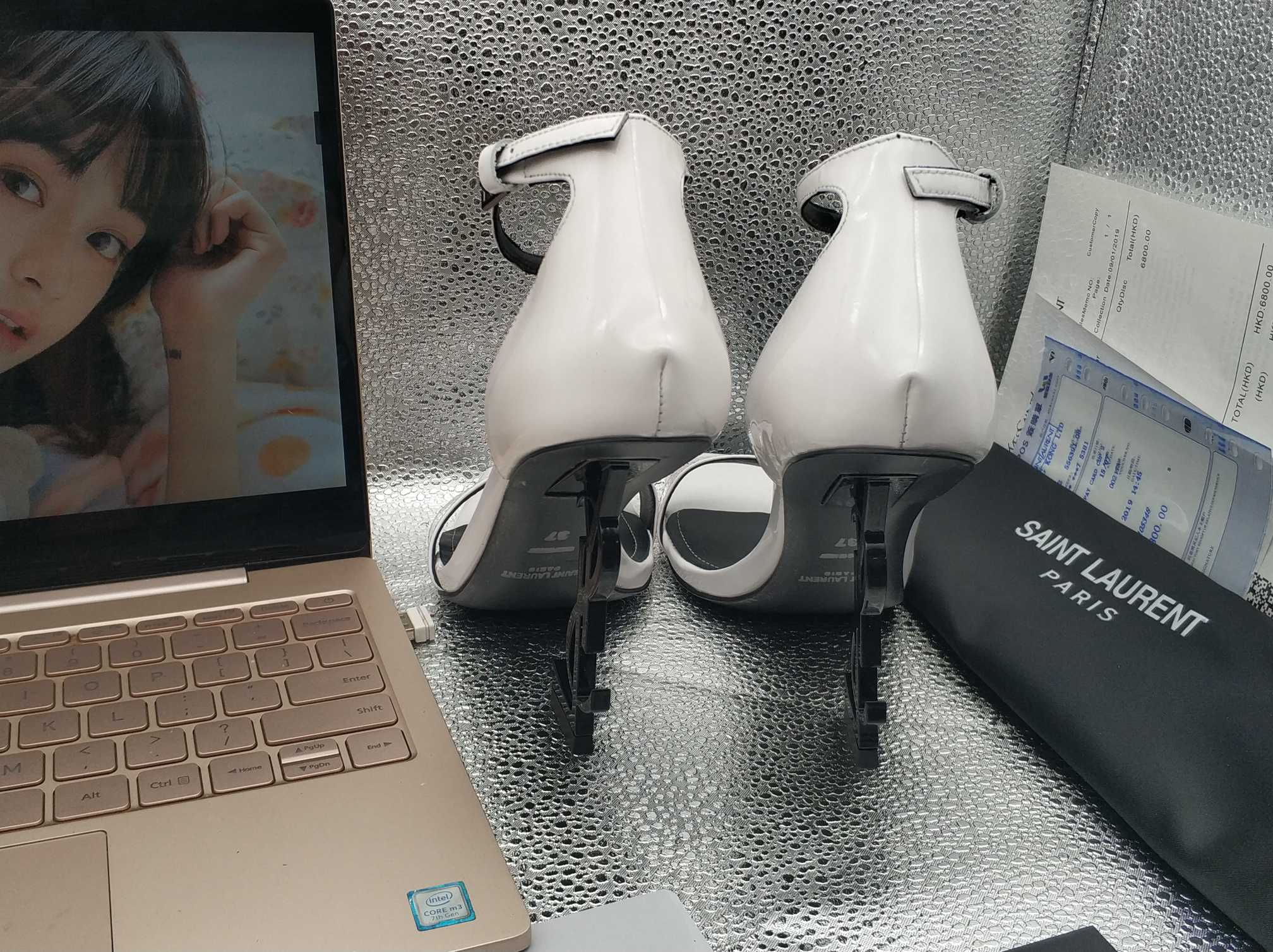 YS*   sexy monogrammed heels