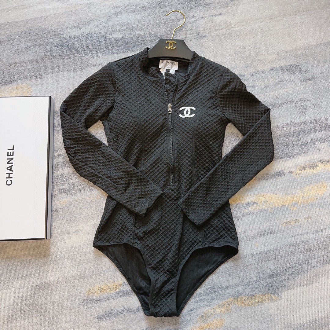 CHA* long sleeve swimsuit