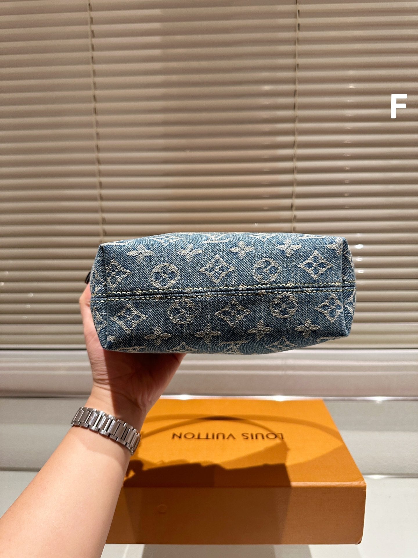 LOU* new denim lunch box bag