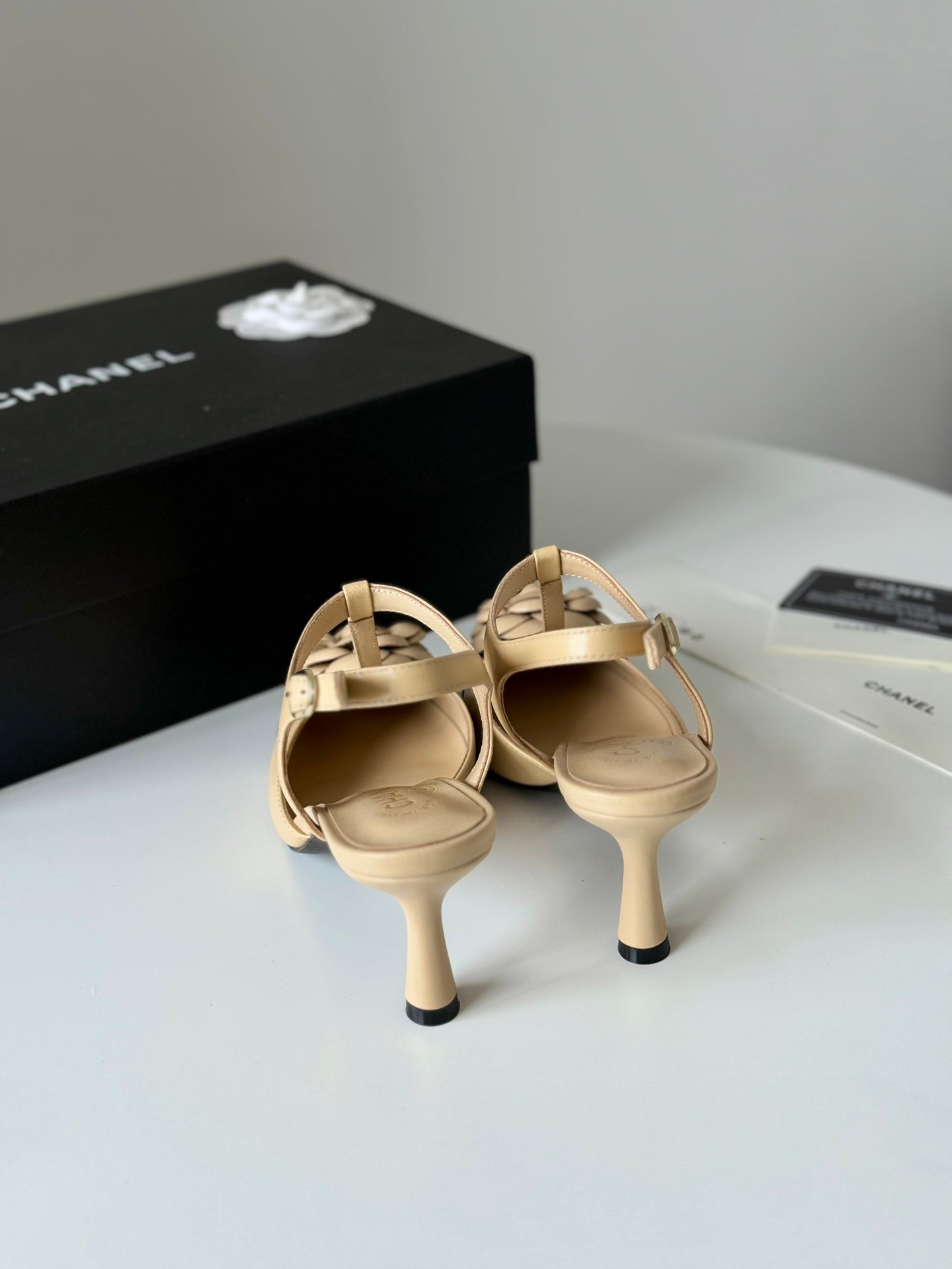 CHANE* 24 new camellia high heels 1:1 VIP