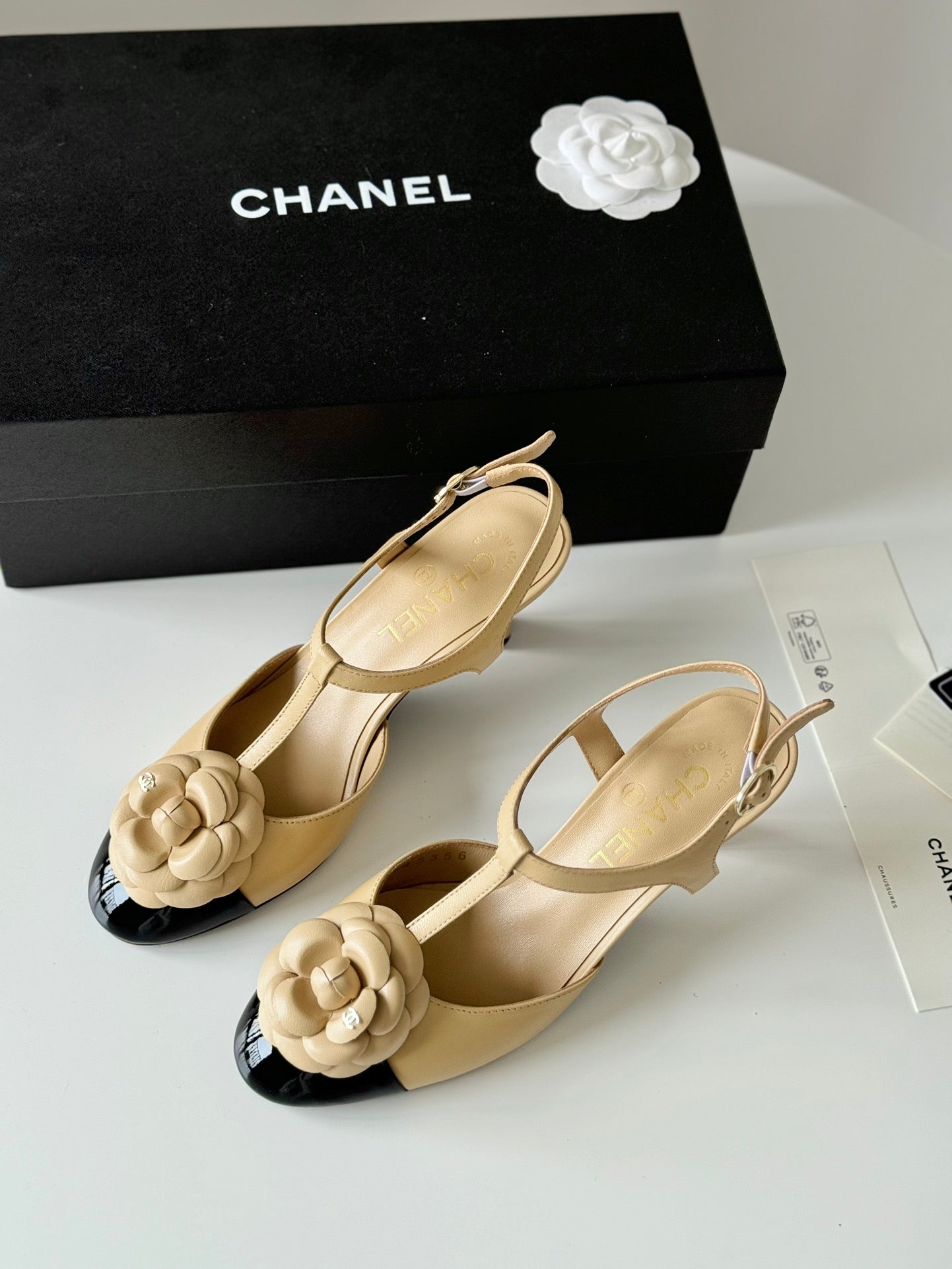 CHANE* 24 new camellia high heels 1:1 VIP