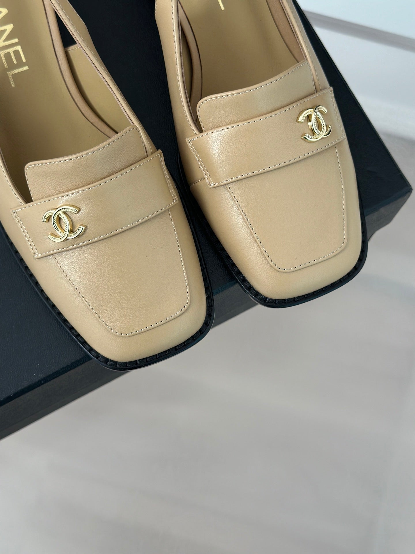 CHA* 24 new thick heel sandals 1:1 VIP