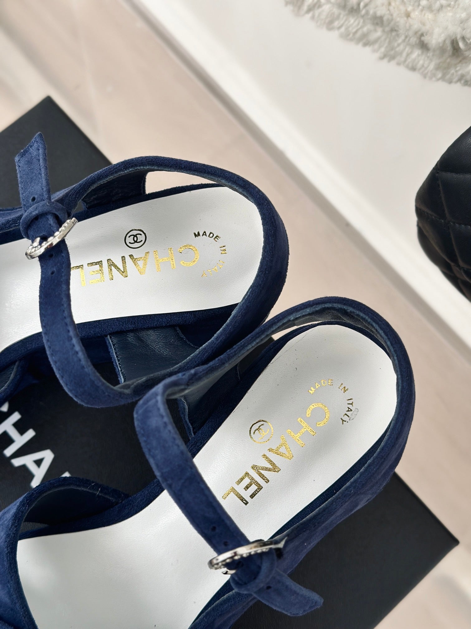 CHA* 24 new products cross-strap thick-soled sandals 1:1 VIP