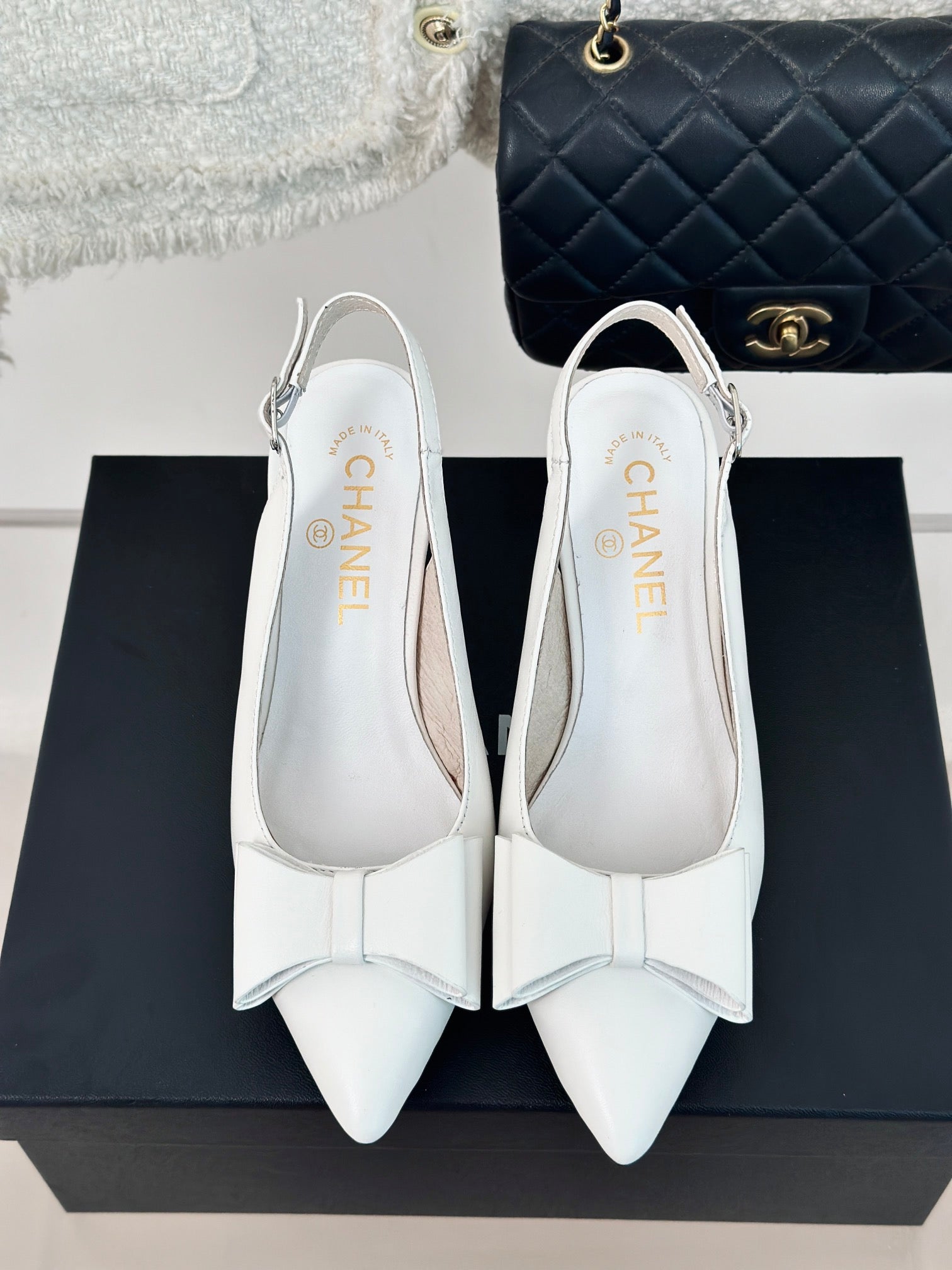 CHA* 24 new bow high heel sandals 1:1 VIP