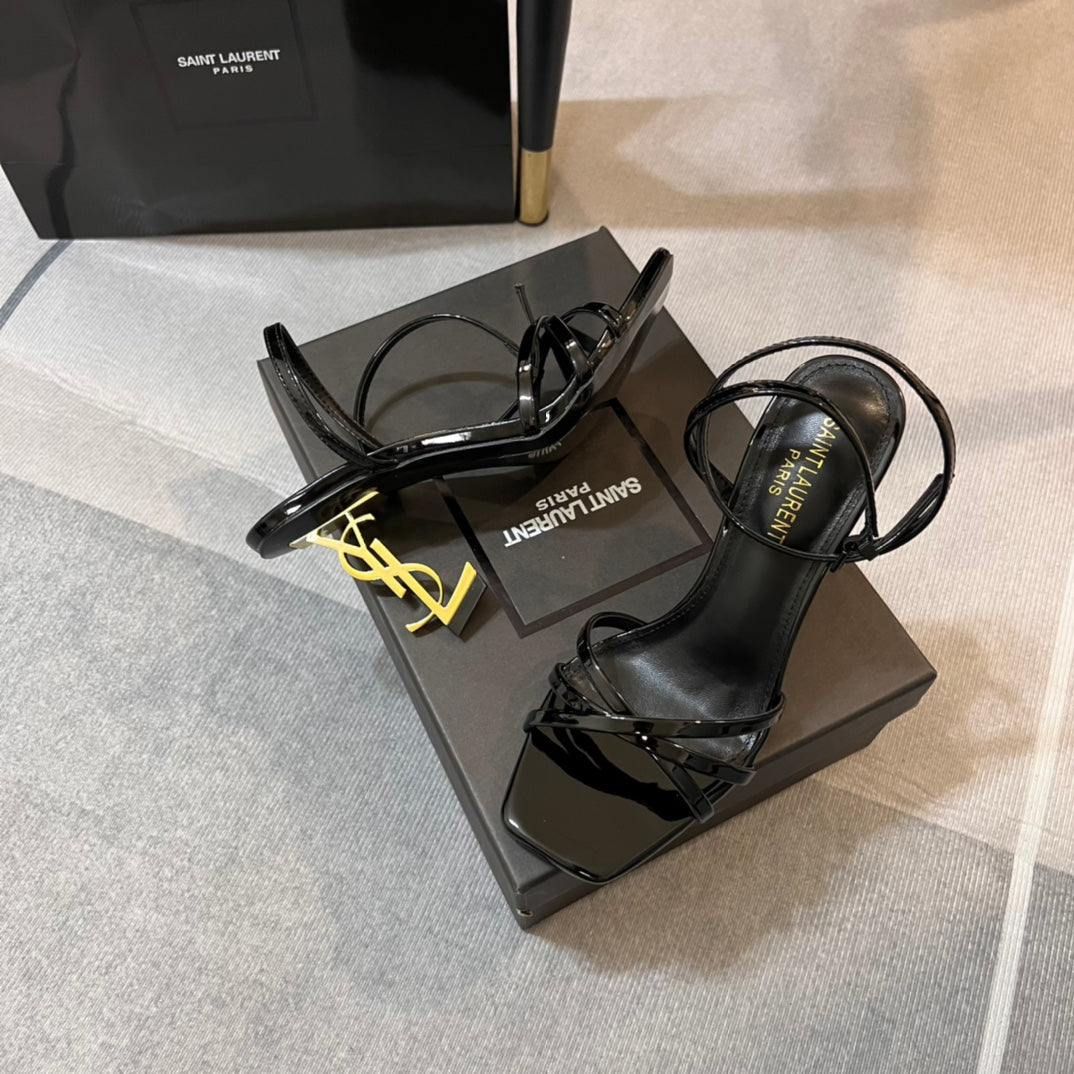 YSL* 24 new pointed toe high heel sandals