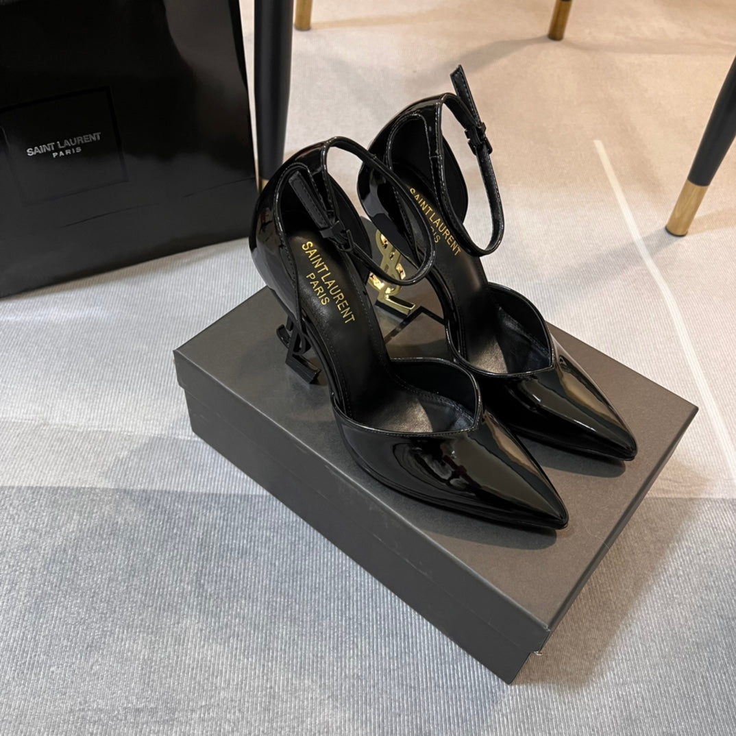 YSL* 24 new pointed toe high heel sandals
