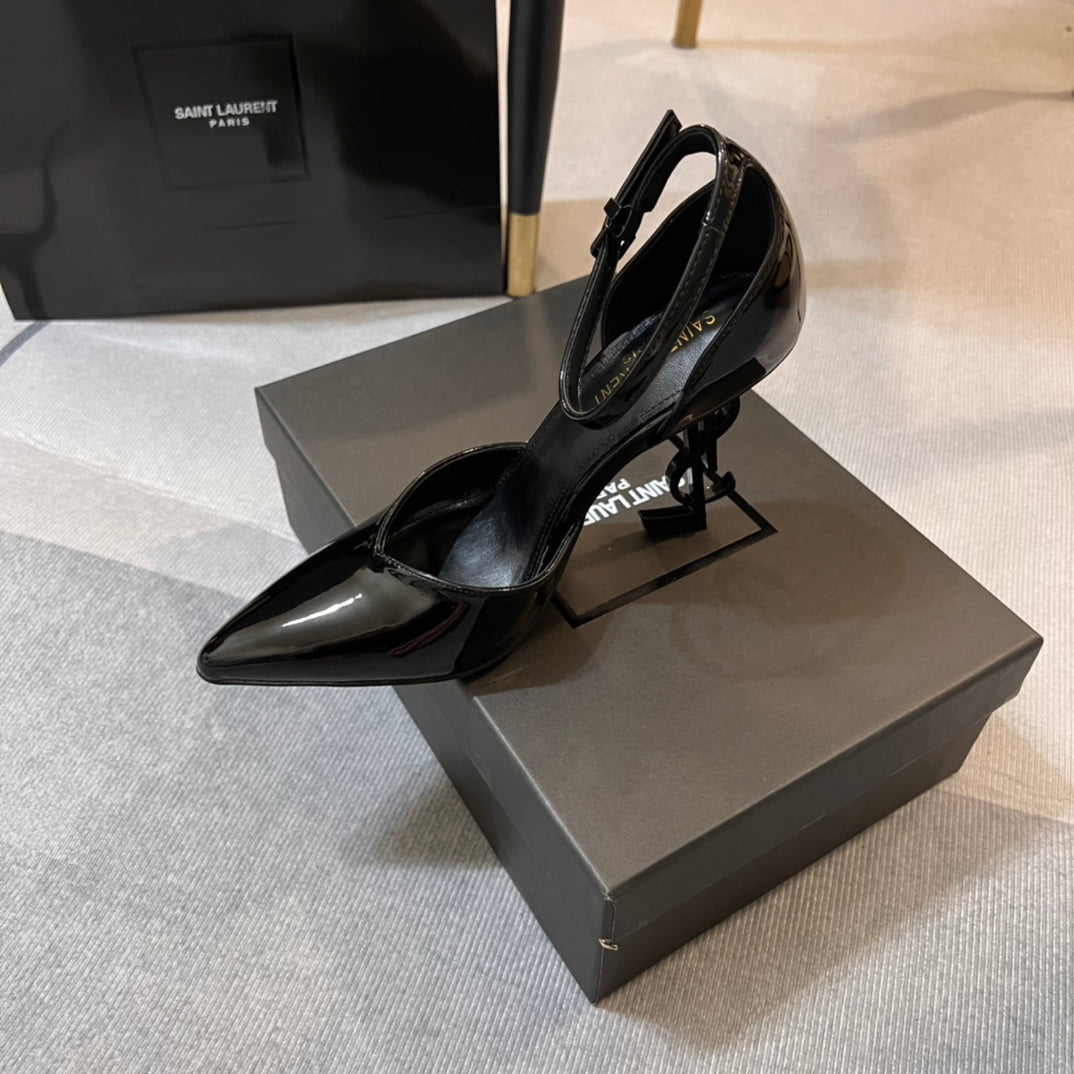 YSL* 24 new pointed toe high heel sandals