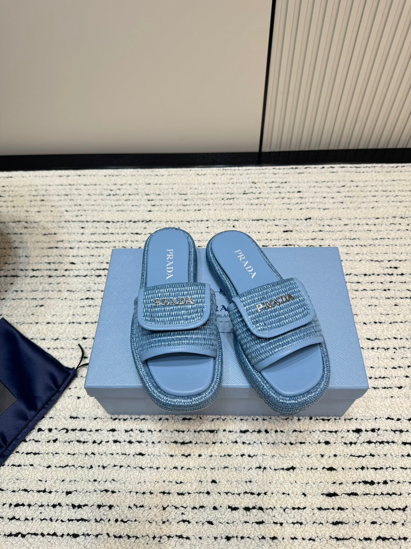 PRA* 24 New Straw Shoes Slippers 1:1 VIP