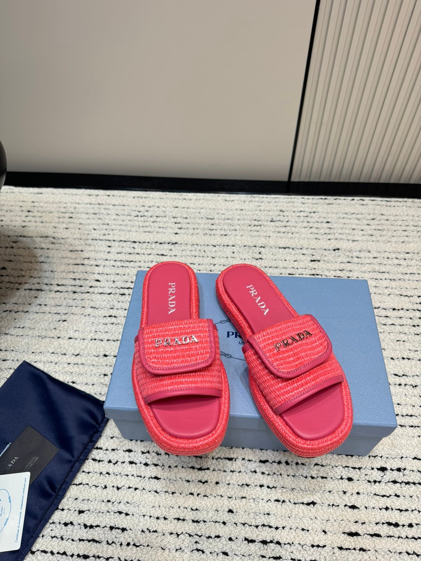 PRA* 24 new straw sandals slippers