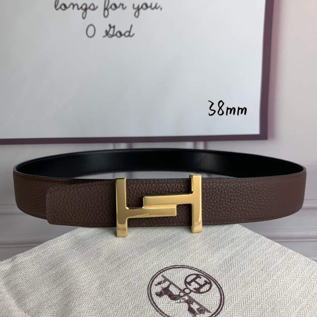 Herme* 24SS leather belt 1:1 VIP