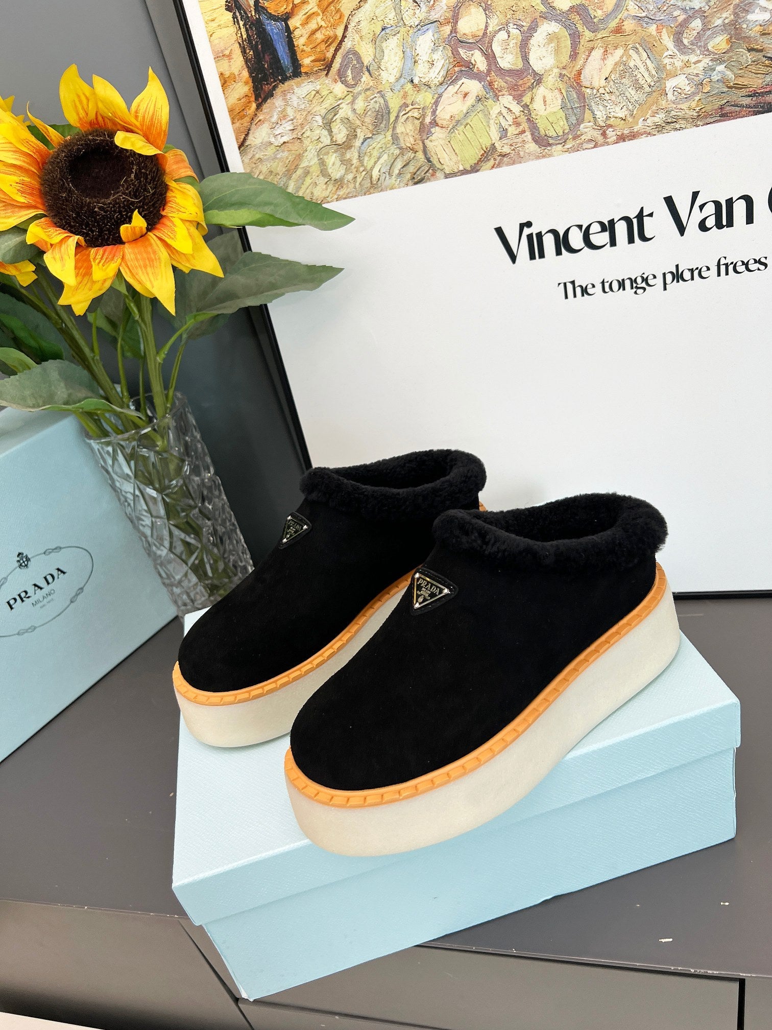 PRA* 24SS Fur Slippers 1:: VIP