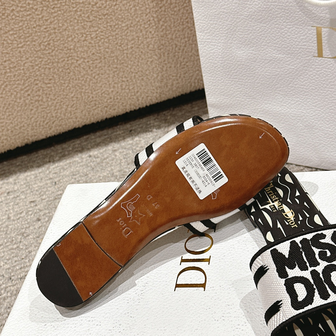 DIO* 24SS MISS series flat slippers 1:1 VIP