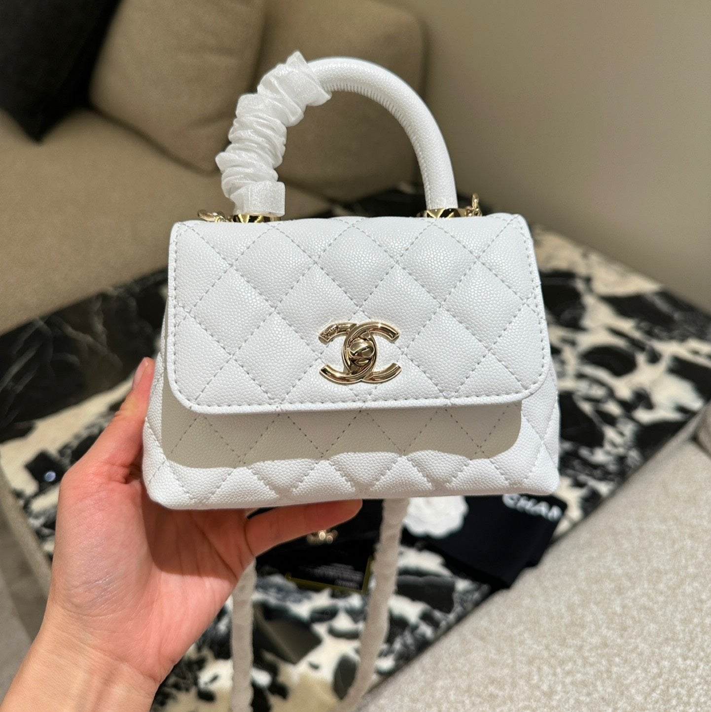 CHAN* COCO HANDIE BAG