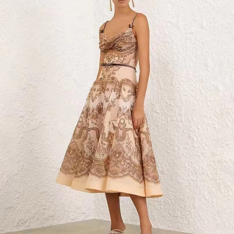 ZIMMERM* Vintage lace print dress