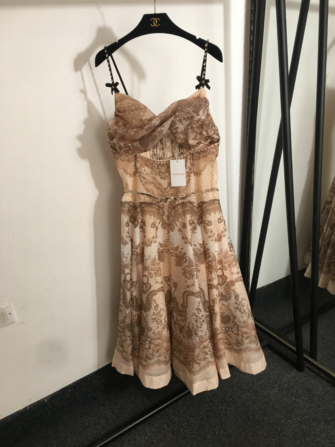 ZIMMERM* Vintage lace print dress