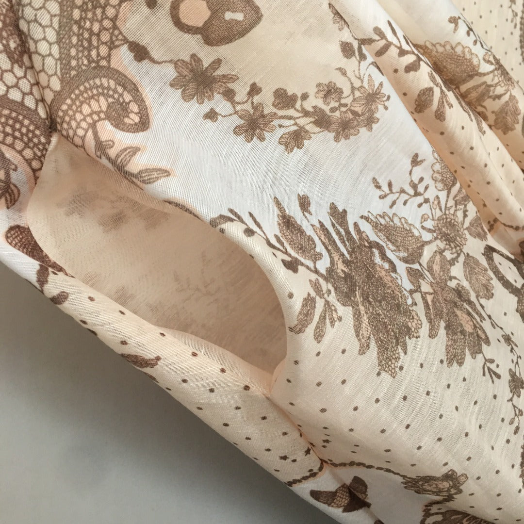 ZIMMERM* Vintage lace print dress