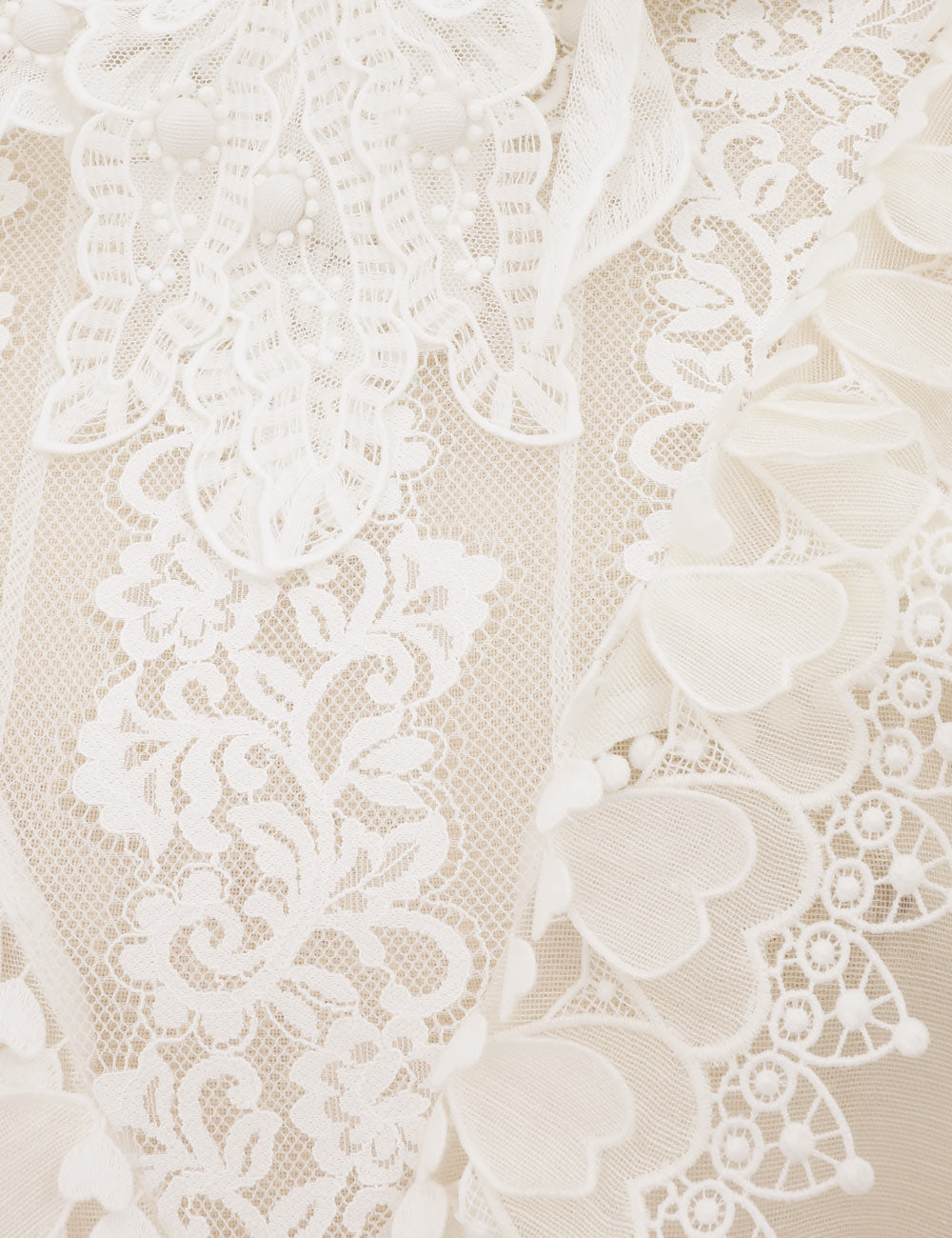 ZIMMERM* 25SS Heart-Shaped Long Sleeve Dress 1:1