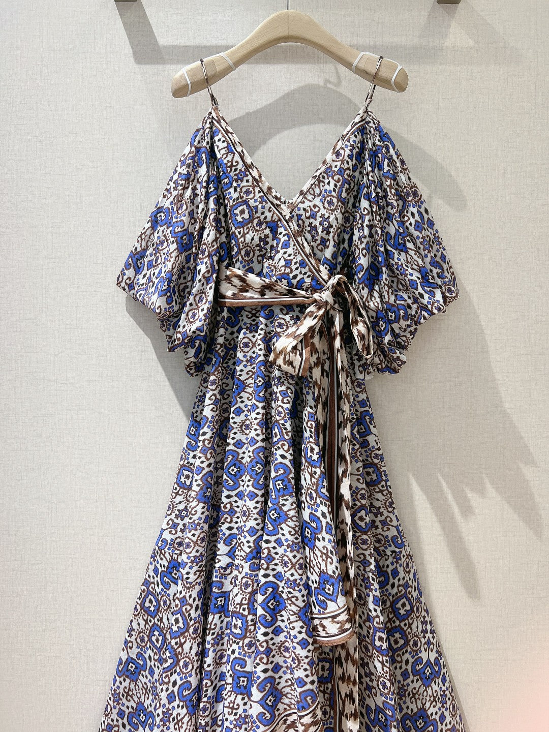 ZIMMERM* Wrap-Tie Midi Dress