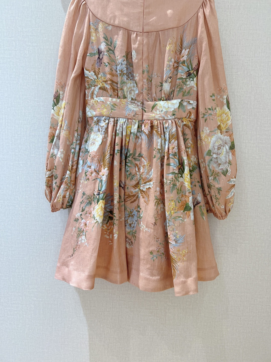 ZIMMERM* Deep V-neck long-sleeved dress