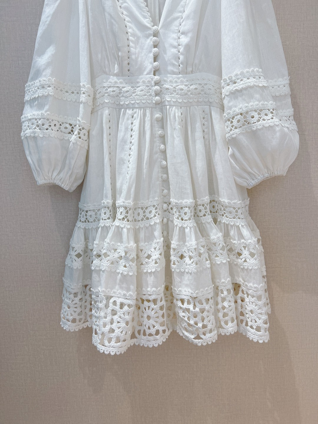 ZIMMERM* paneled V-neck dress