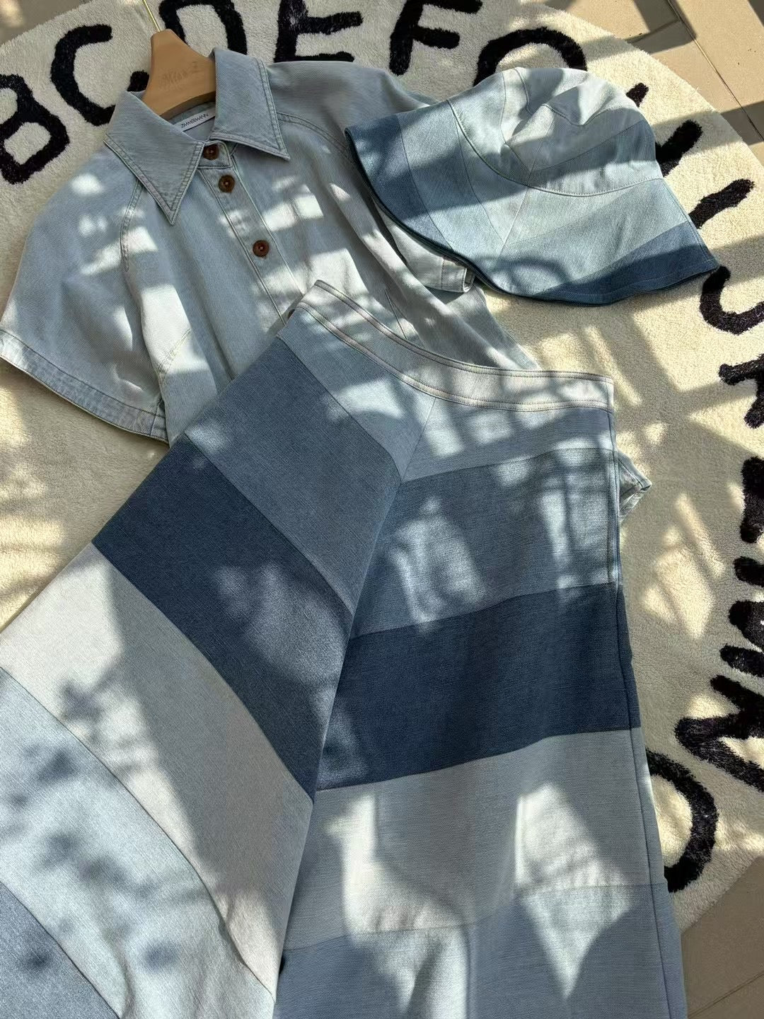 ZIMMERM* Denim Top/Skirt