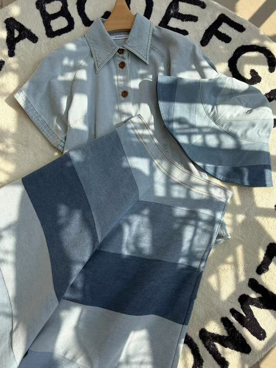 ZIMMERM* Denim Top/Skirt