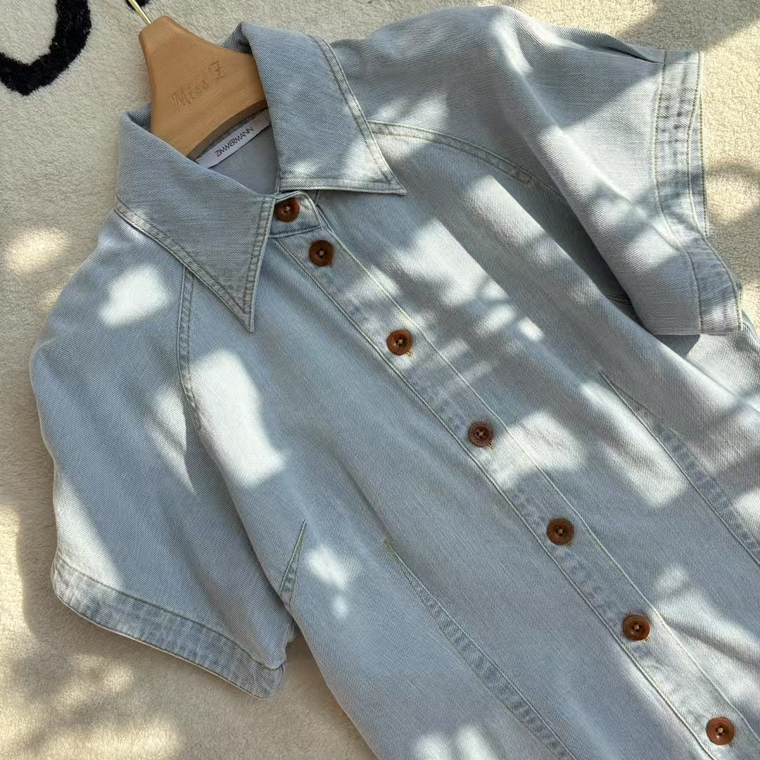 ZIMMERM* Denim Top/Skirt