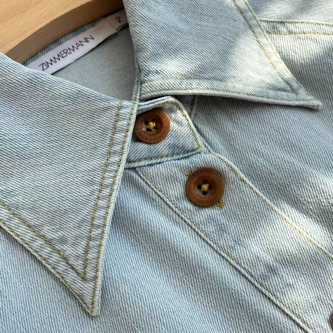 ZIMMERM* Denim Top/Skirt