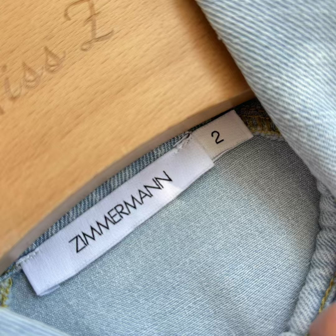 ZIMMERM* Denim Top/Skirt