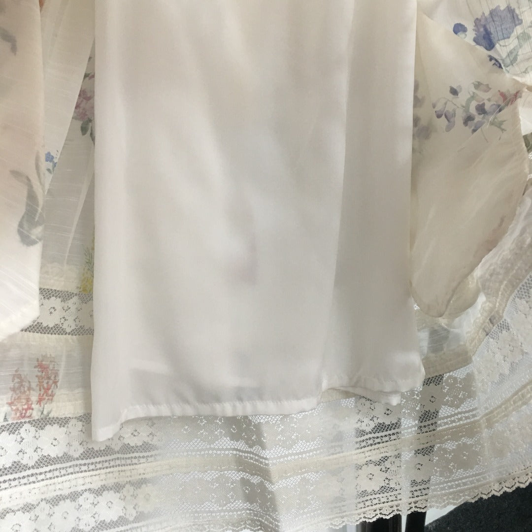 ZIMMERM*Elegant and elegant printed lace waist dress