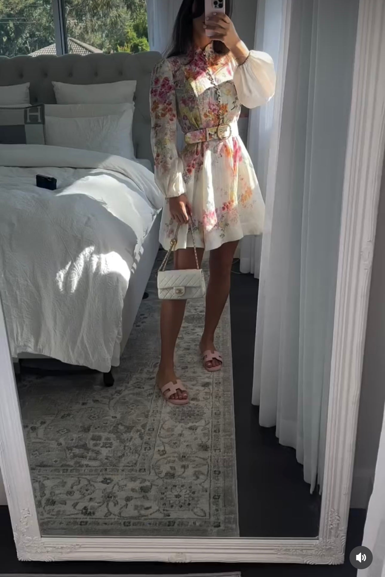 ZIMMERM* Colorful flower print dress