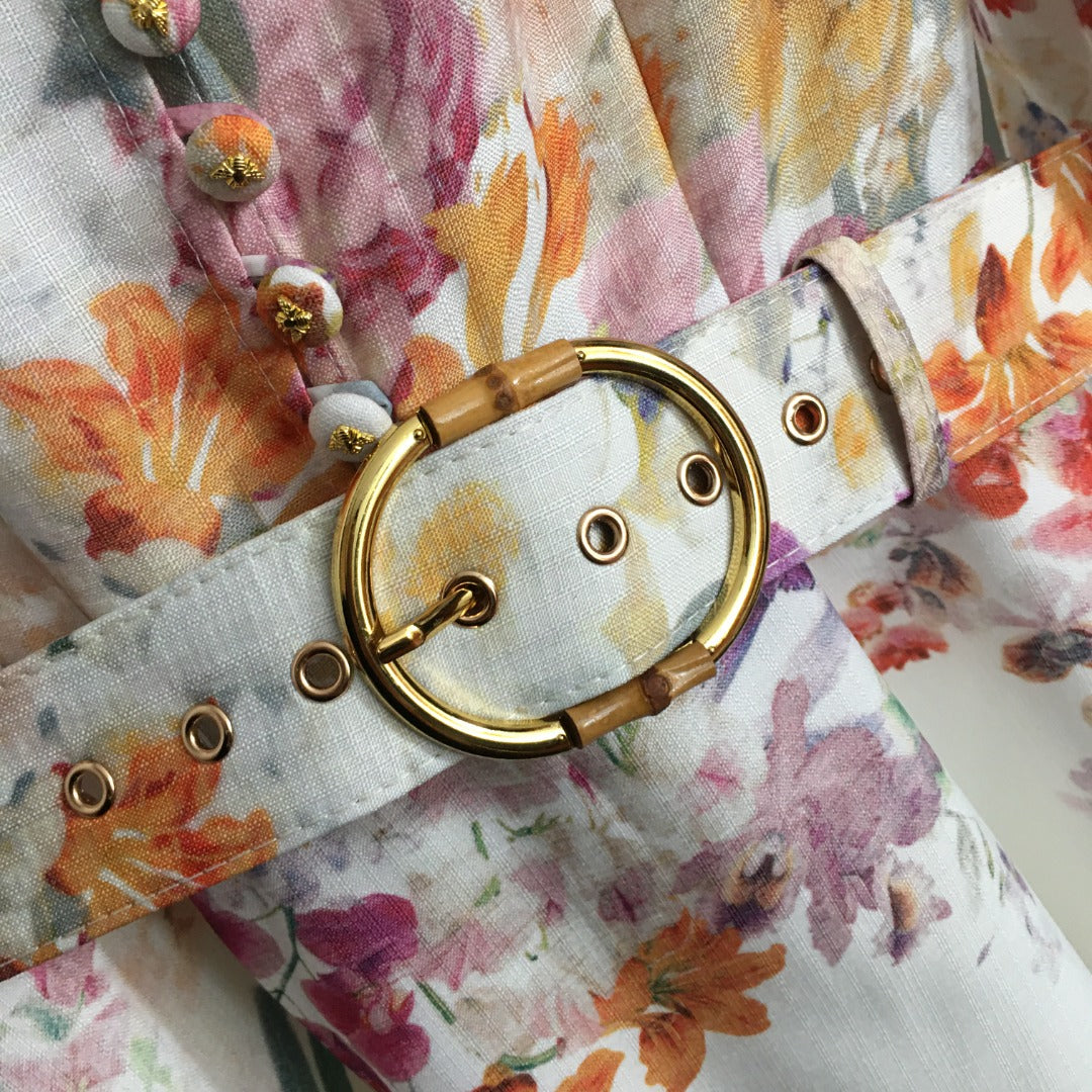 ZIMMERM* Colorful flower print dress