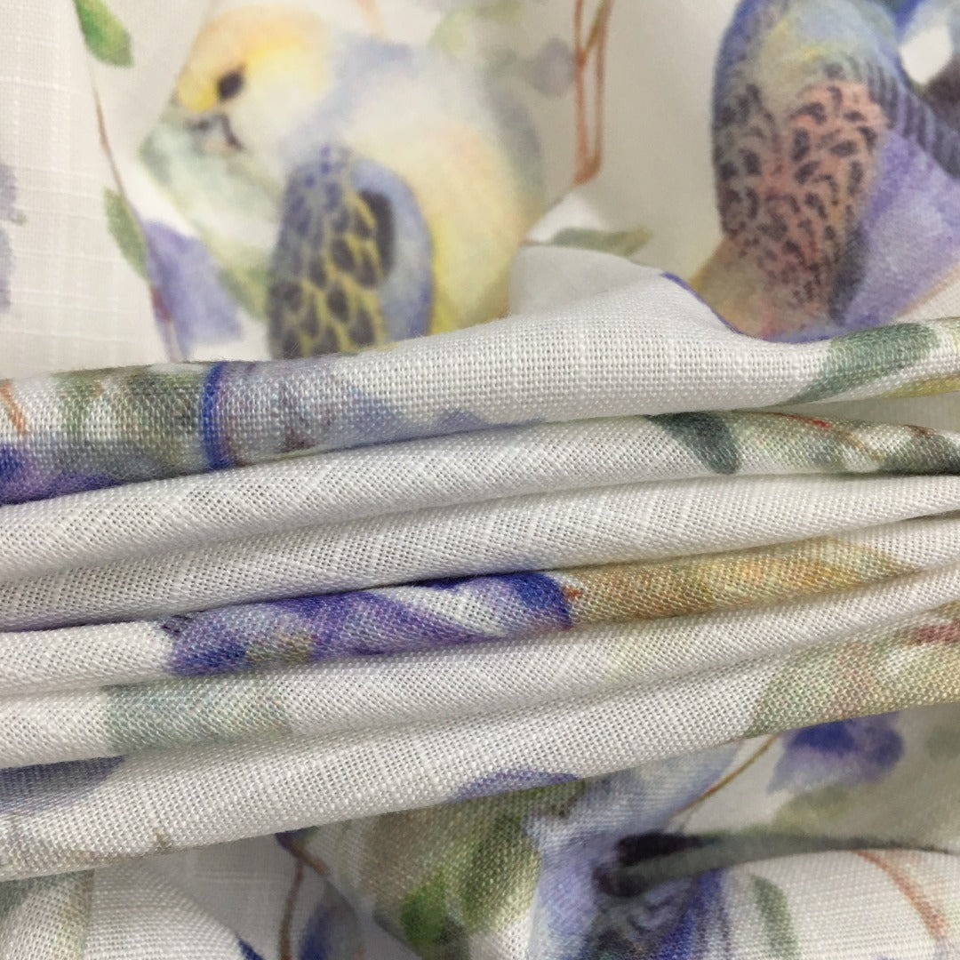 ZIMMERM*Flower and bird print backless suspender dress