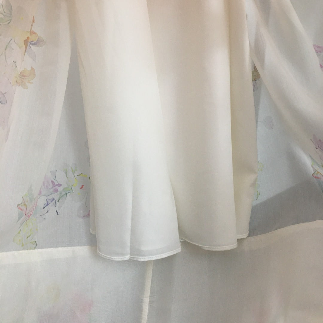 ZIMMERM*Pastoral style flower tie waist suspender dress