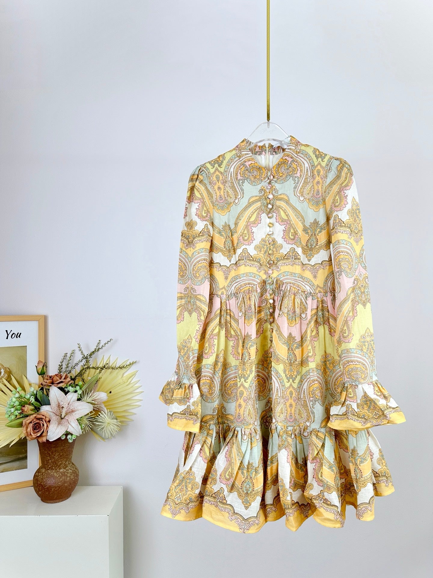 ZIMMERM* 25SS Button Midi Skirt