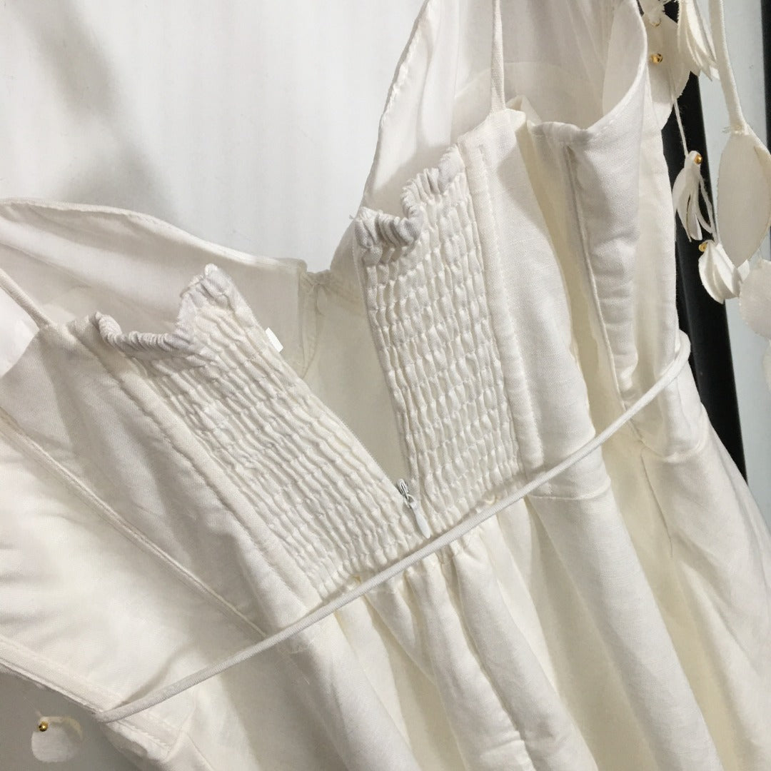 ZIM* Petal Tie Bandeau Slip Dress