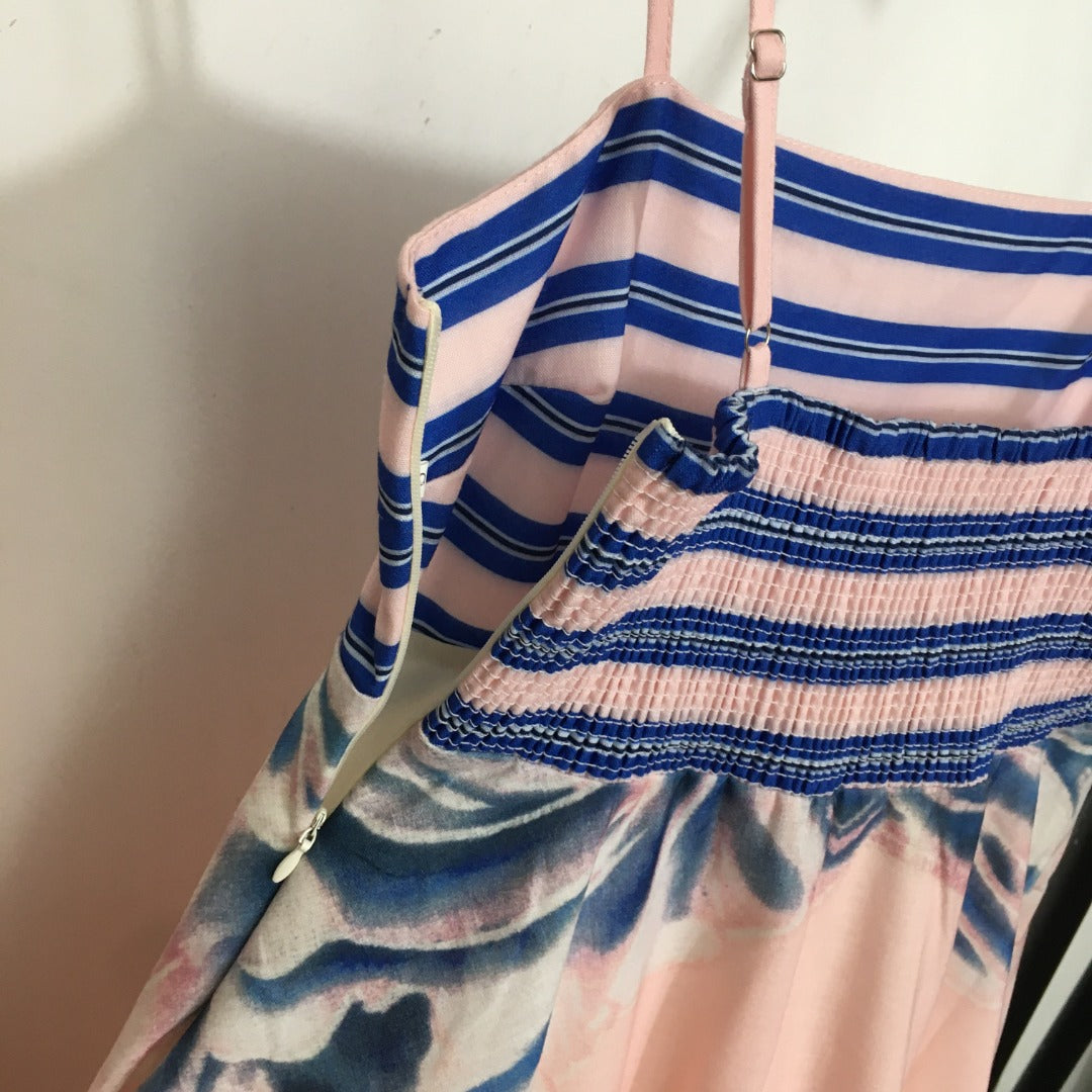 ZIM* Stripe Print Slip Dress