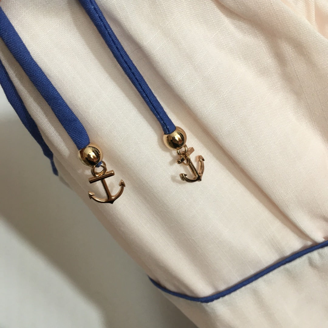 ZIM* Blue Flower Print Dress