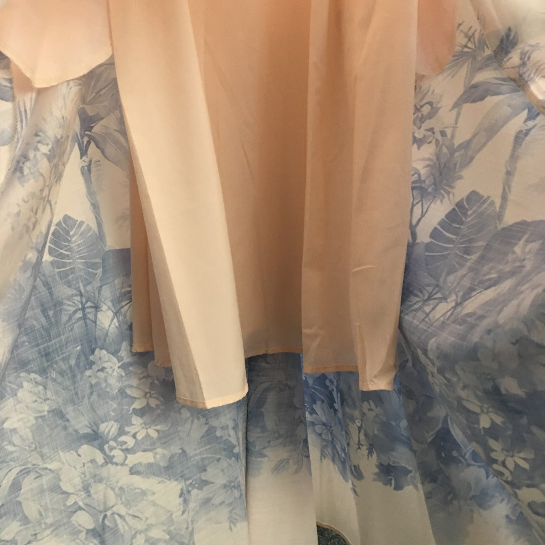 ZIM* Blue Flower Print Dress