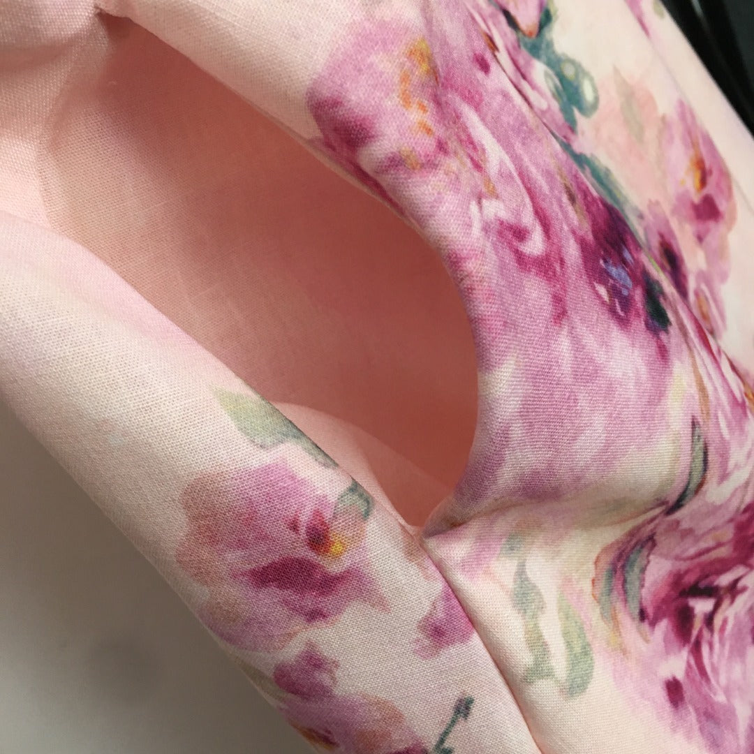 ZIM*Flower Print Butterfly Dress