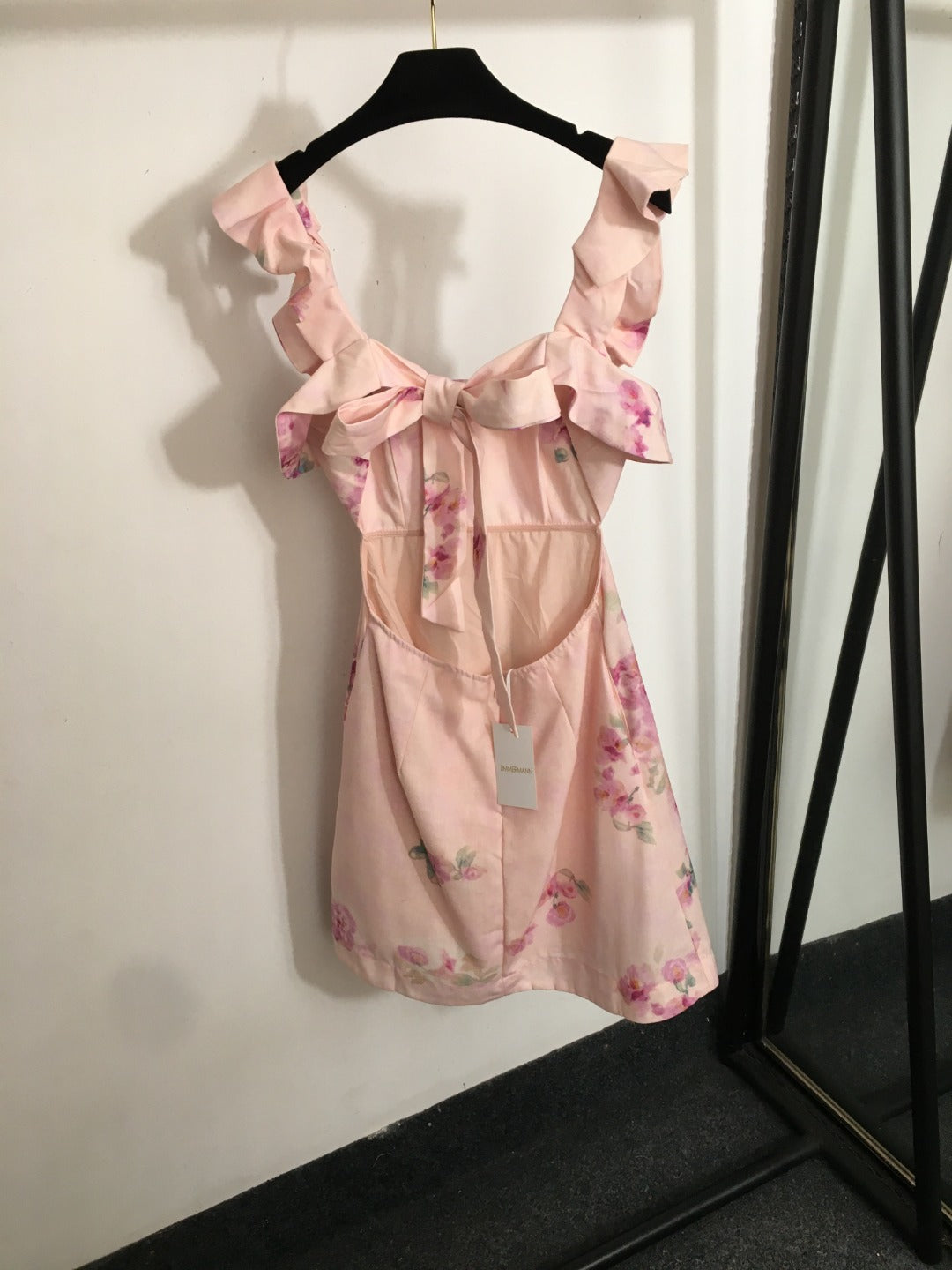 ZIM*Flower Print Butterfly Dress