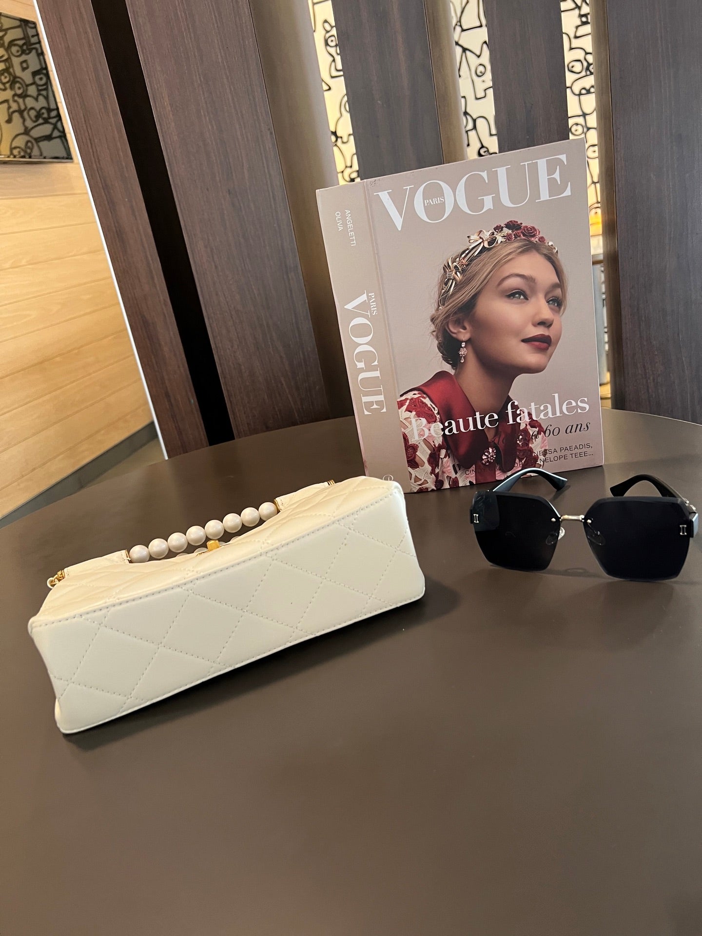 CHAN* 25SS Pearl Handle Bag