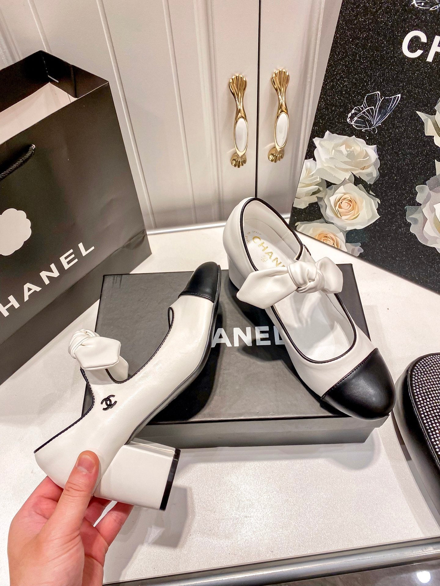 CHA* 25 new block heel shoes