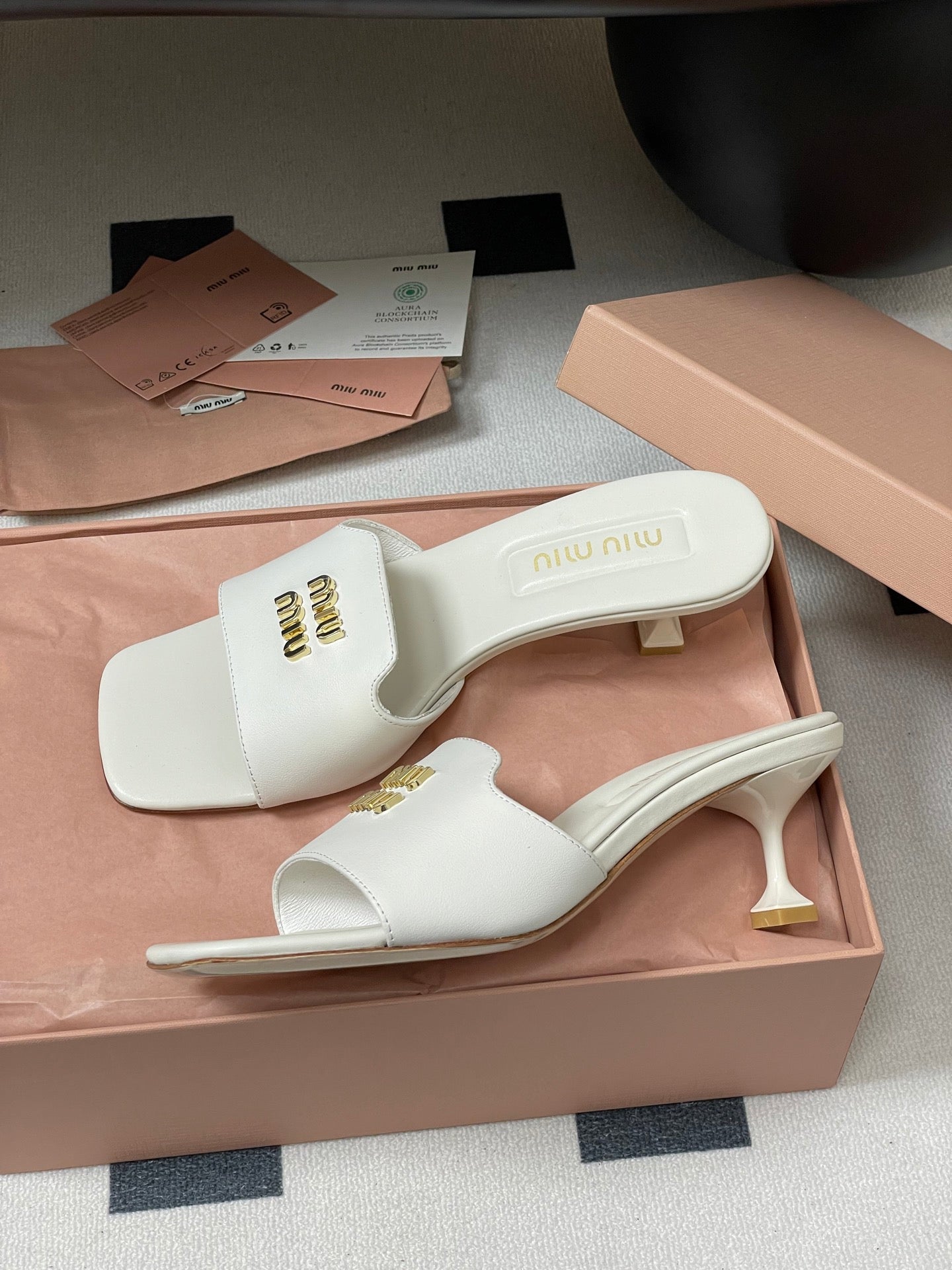 MI* 25SS high heel slippers  VIP